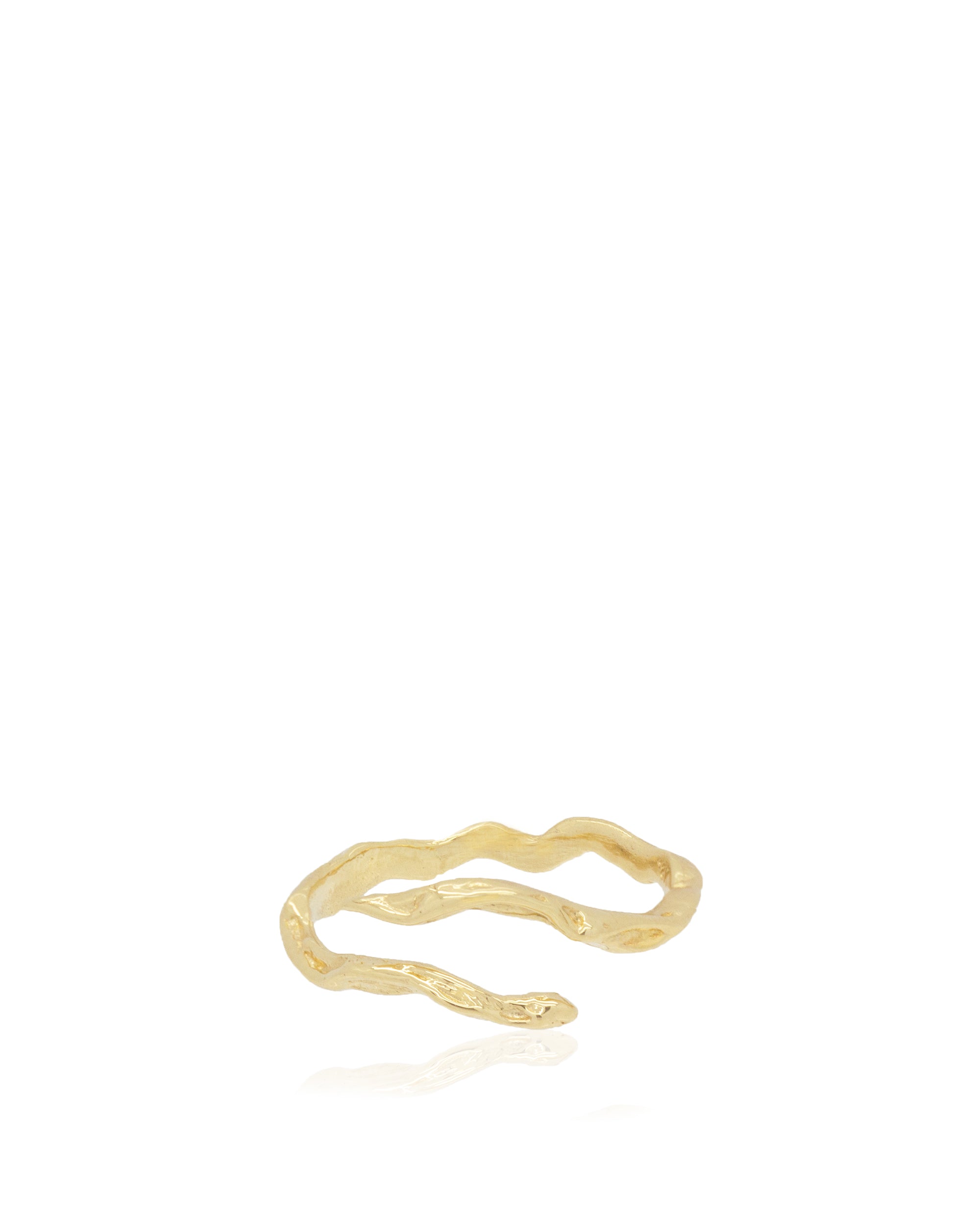 18K Yellow Gold Banyan Tree Root Ring by Natalie Dissel Jewellery