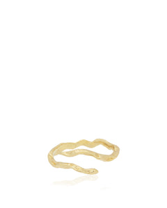 18K Yellow Gold Banyan Tree Root Ring by Natalie Dissel Jewellery